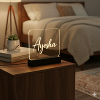 Personalised LED Name Lamp – Custom Acrylic Light