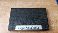 Customized Leather Engraved Name Wallet - My Art